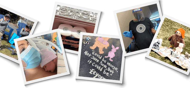 A collection of COVID-related images submitted by Boston Globe readers.